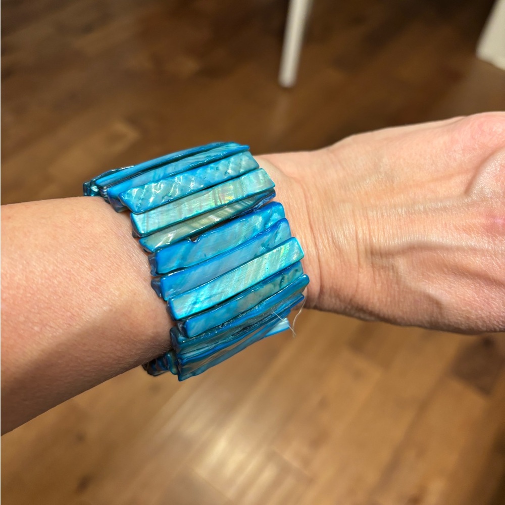 Blue Shell Bracelet